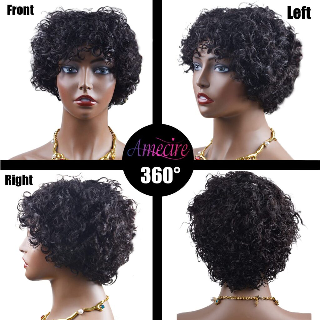 Short Curly Wigs for Black Women