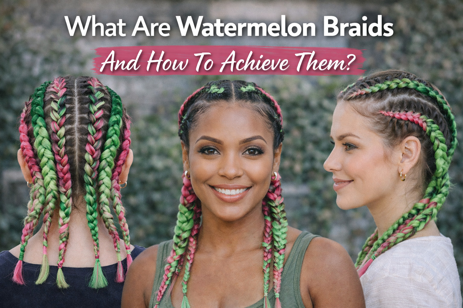 Watermelon Braids