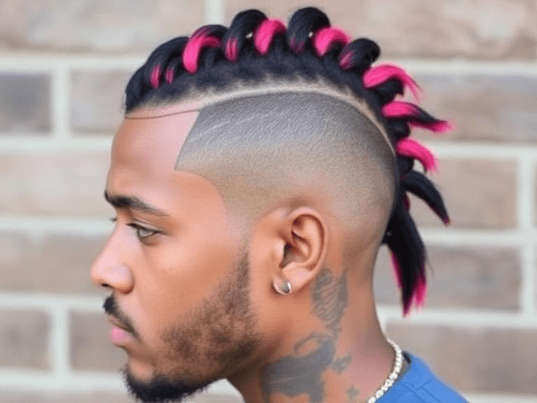Watermelon Braids Mohawk for Men