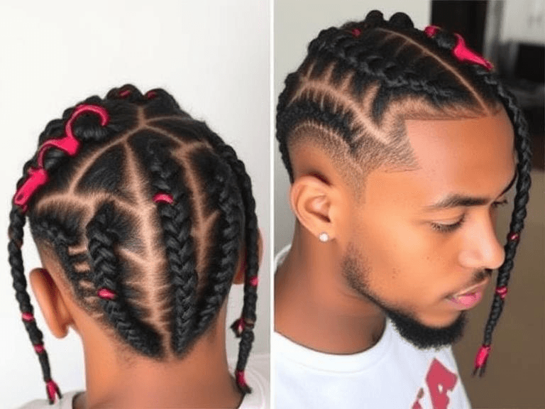 Watermelon Braids for Men