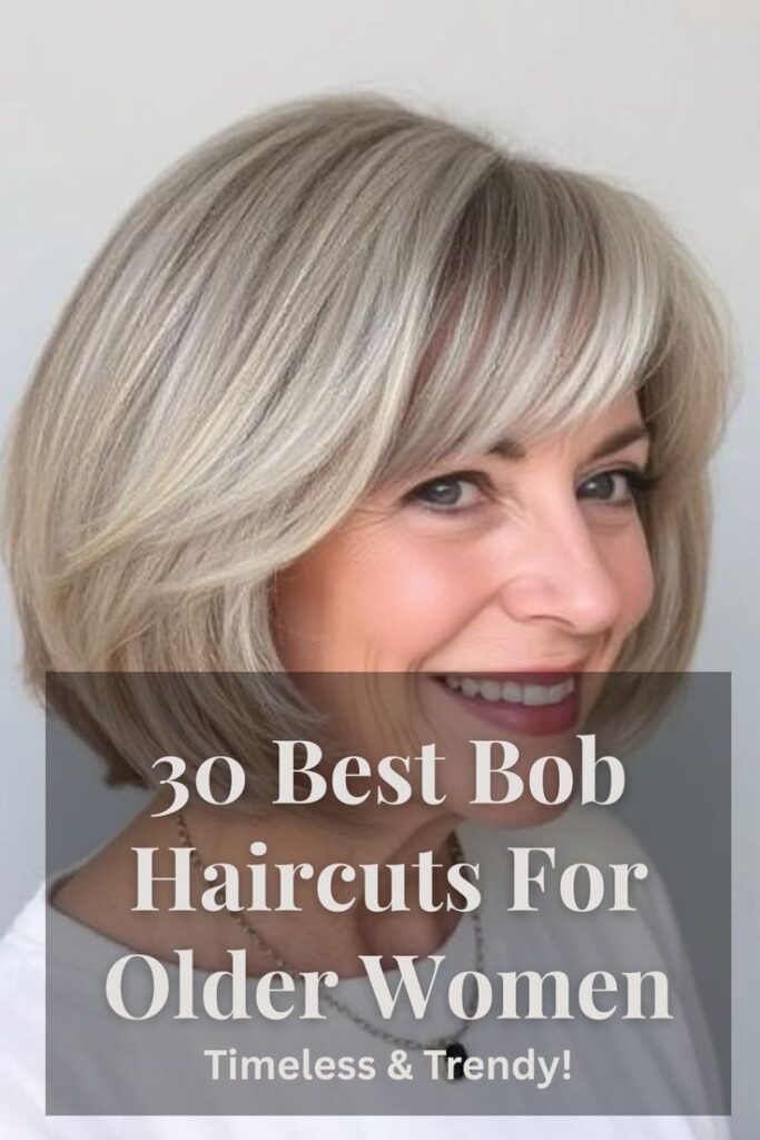 Best Bob Haircuts for Older Women