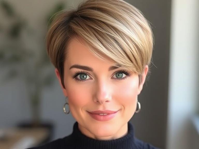 Short Hairstyles for Round Faces