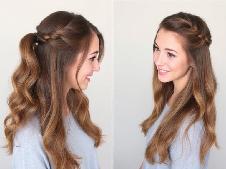 Easy College Hairstyles for Long Hair