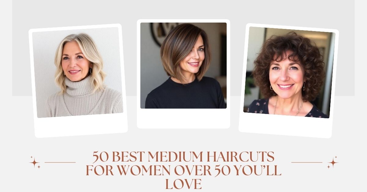 Medium Haircuts For Women Over 50