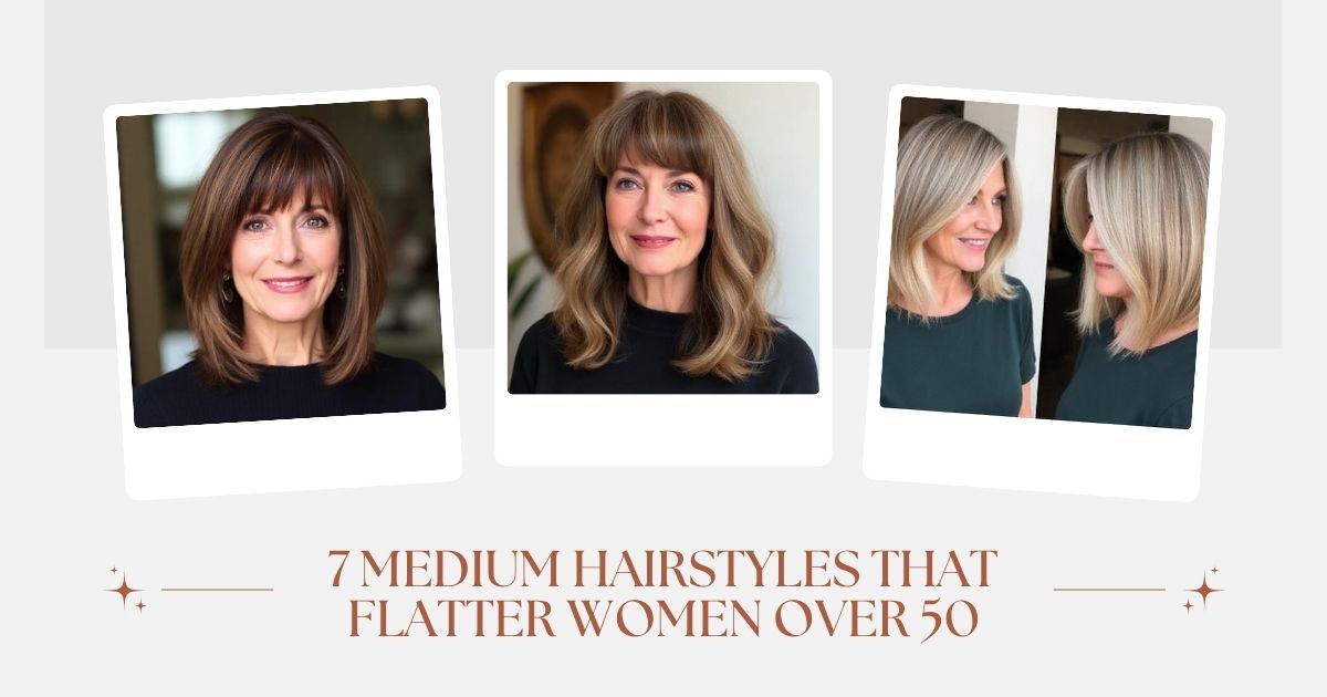 7 Medium Hairstyles That Flatter Women Over 50