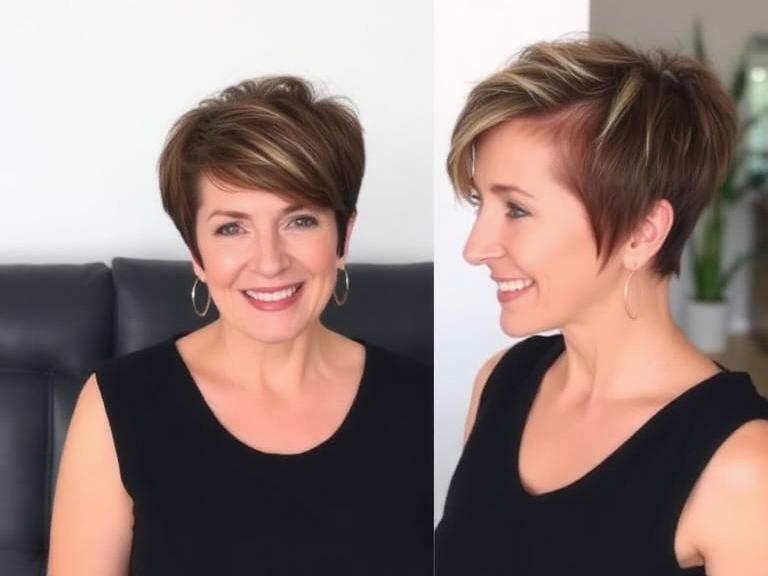 Asymmetrical Pixie Haircuts