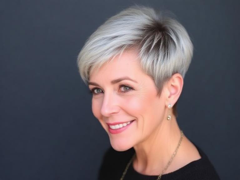 Classic Pixie Cut for women over 50