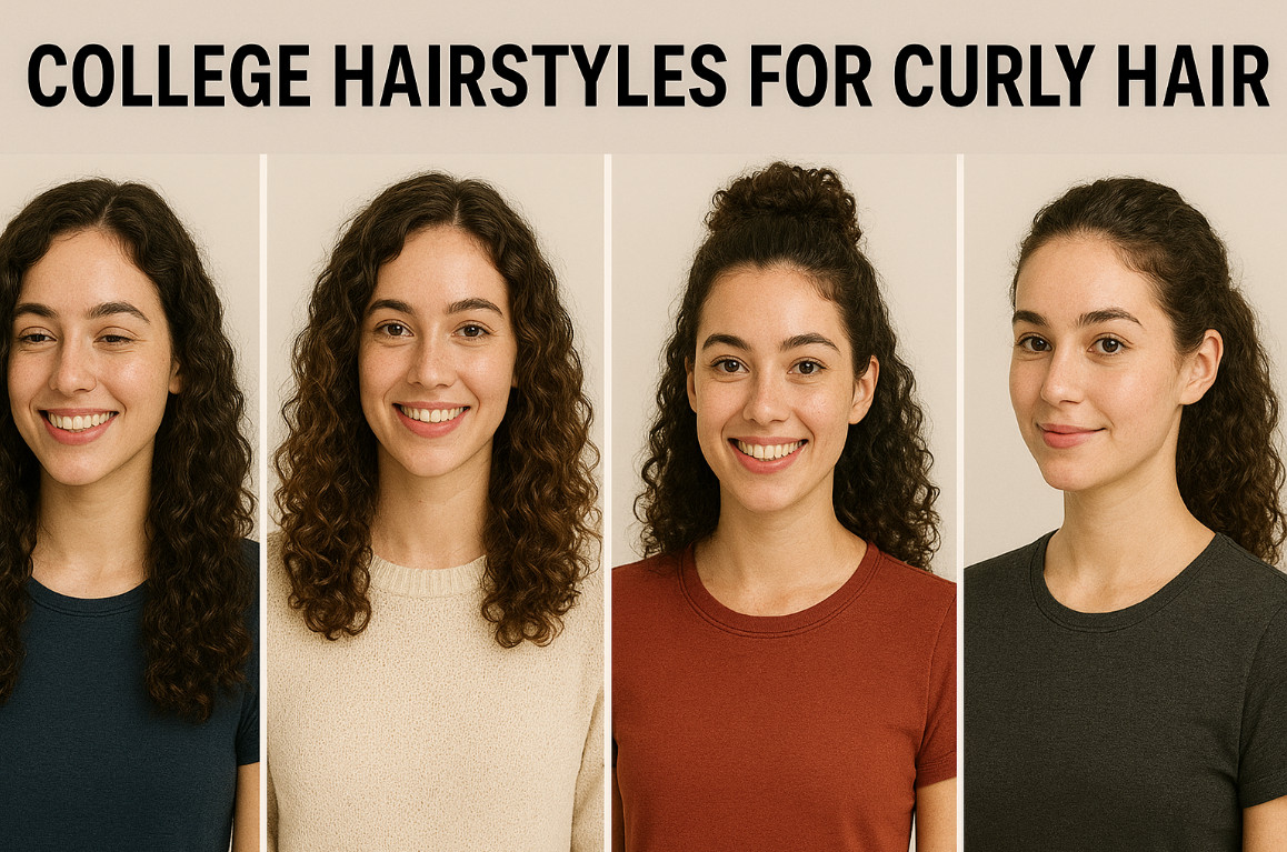 College Hairstyles for Curly Hair