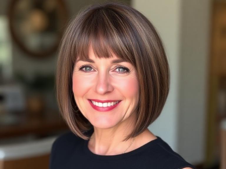 Sleek Straight Bob