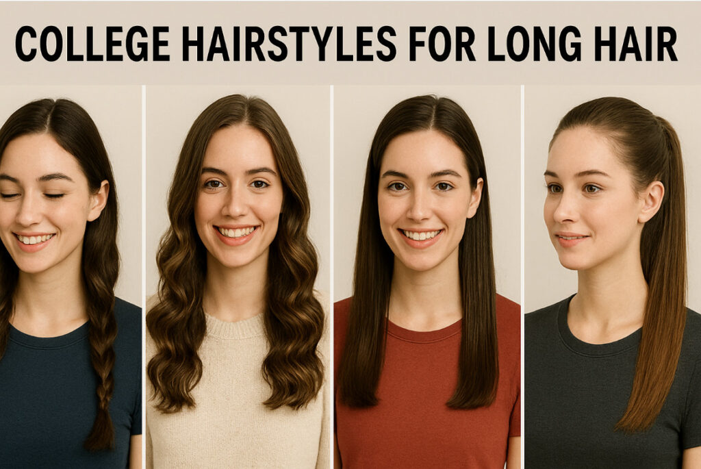 college hairstyles for long hair