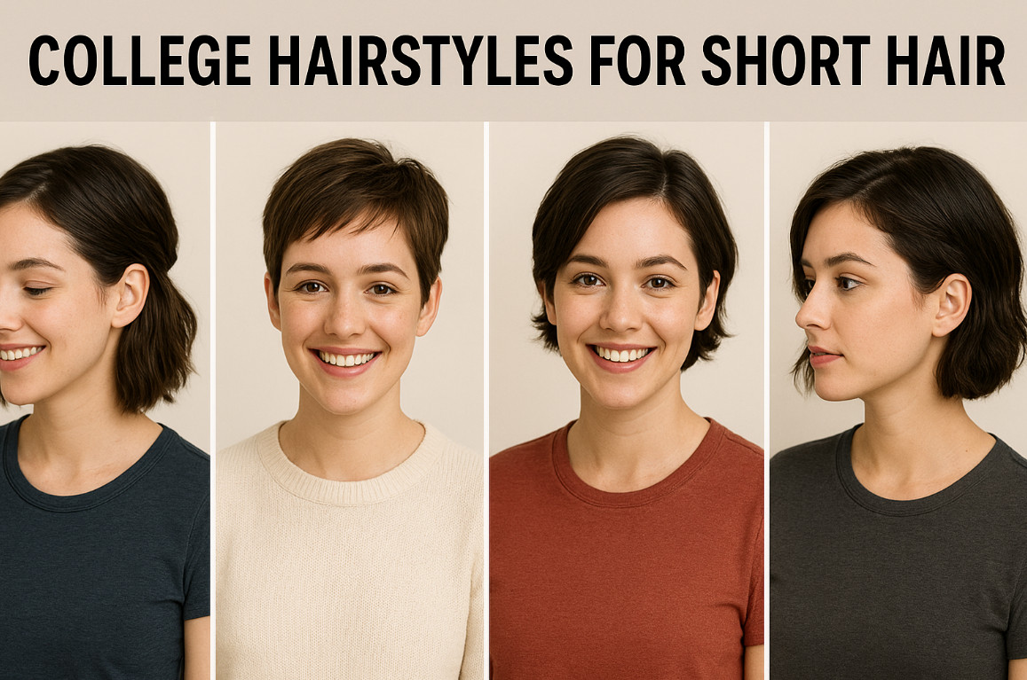 College Hairstyles for Short Hair