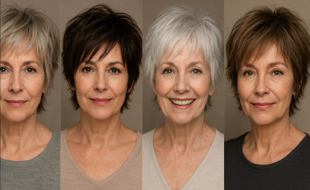 short shag haircuts For Women Over 50