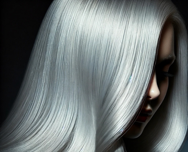 Platinum Blonde & Silver Hair color
