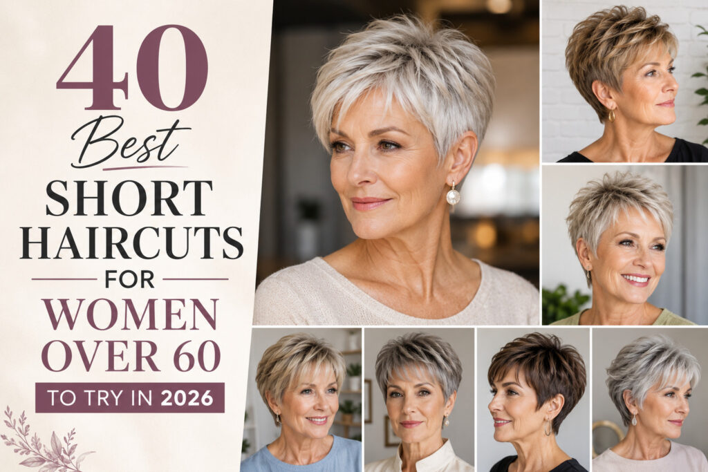 Short Haircuts for Women Over 60