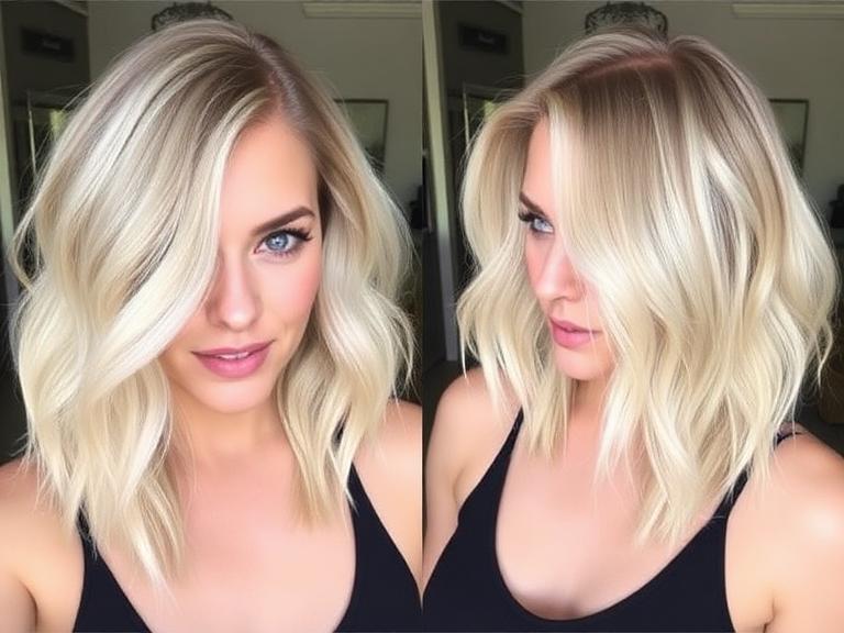 Blonde Medium Hairstyles
