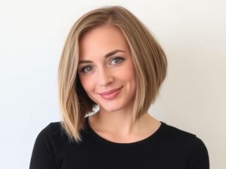 Bob Hairstyles for Heart-Shaped Face