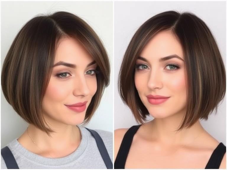 Bob Hairstyles for Round Face
