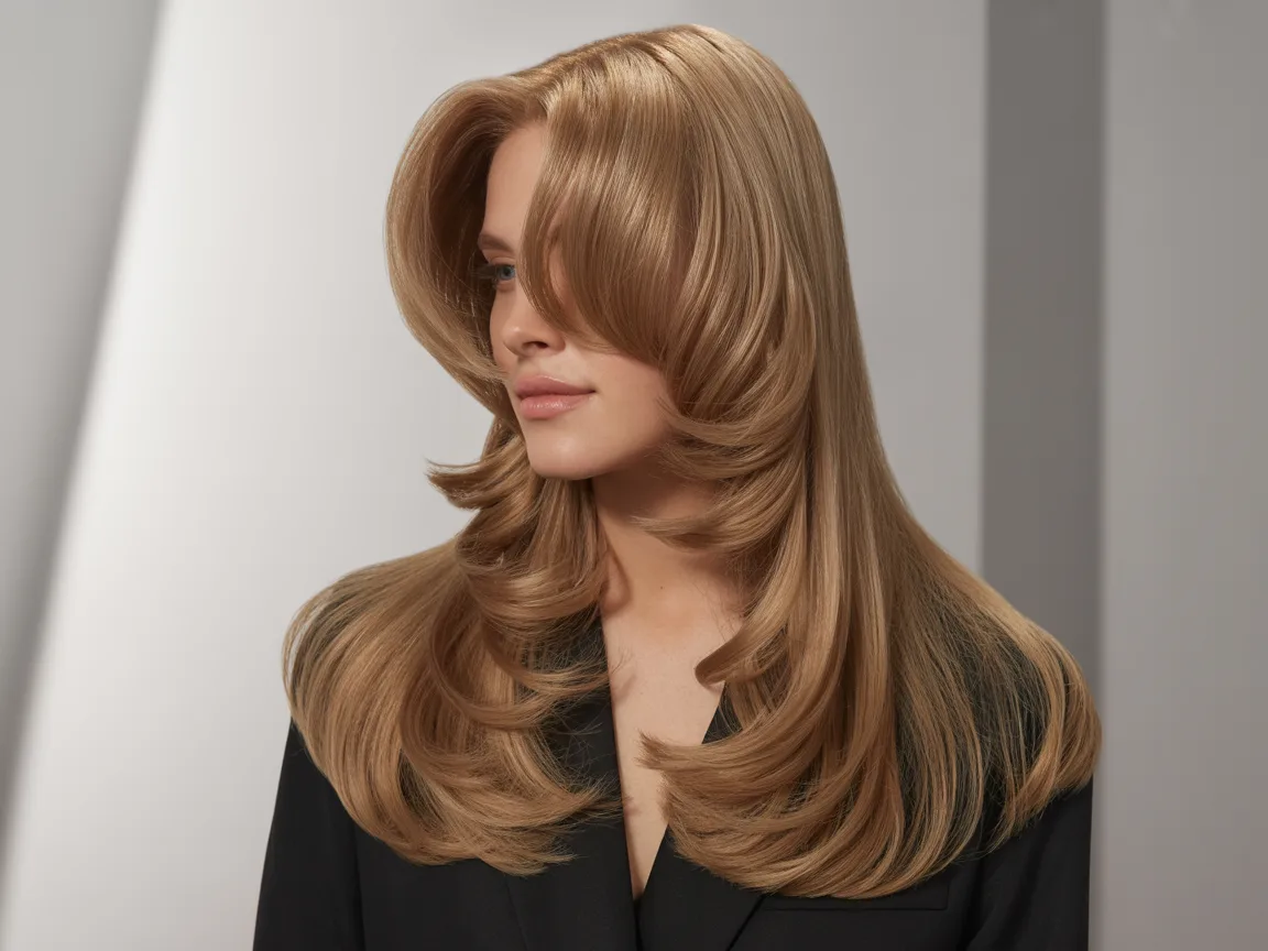 Butterfly Haircut for long hair