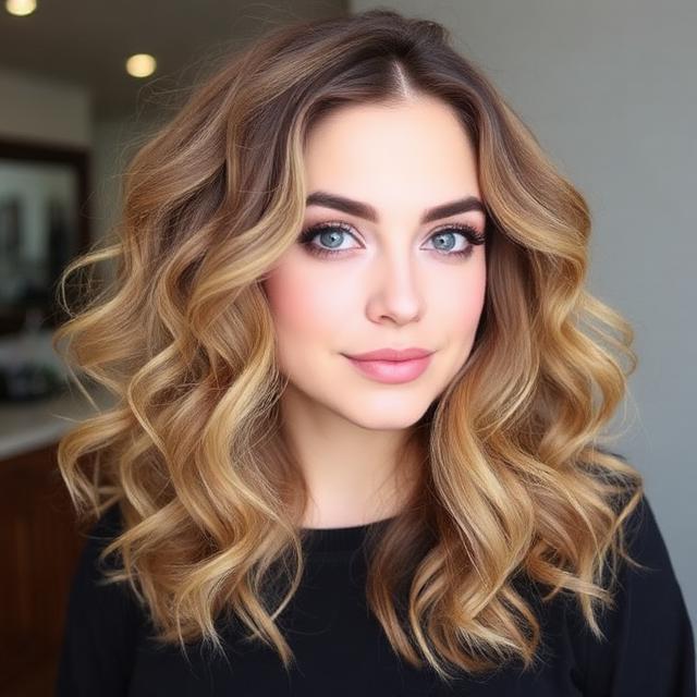 Curly lobs with long layers