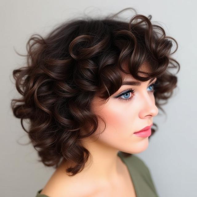 Face-Framing Curly Haircuts