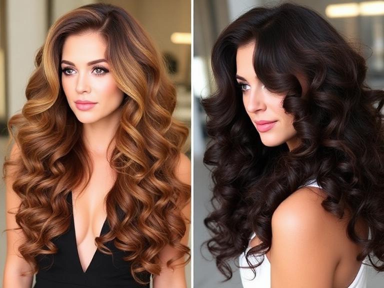 Glamorous Curls Long Hairstyles
