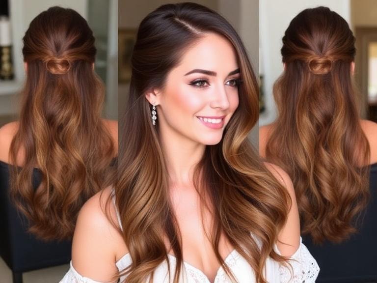 Half-Up Half-Down Hairstyles