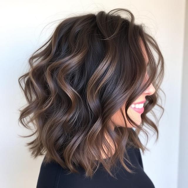 Layered Medium Curly Haircuts