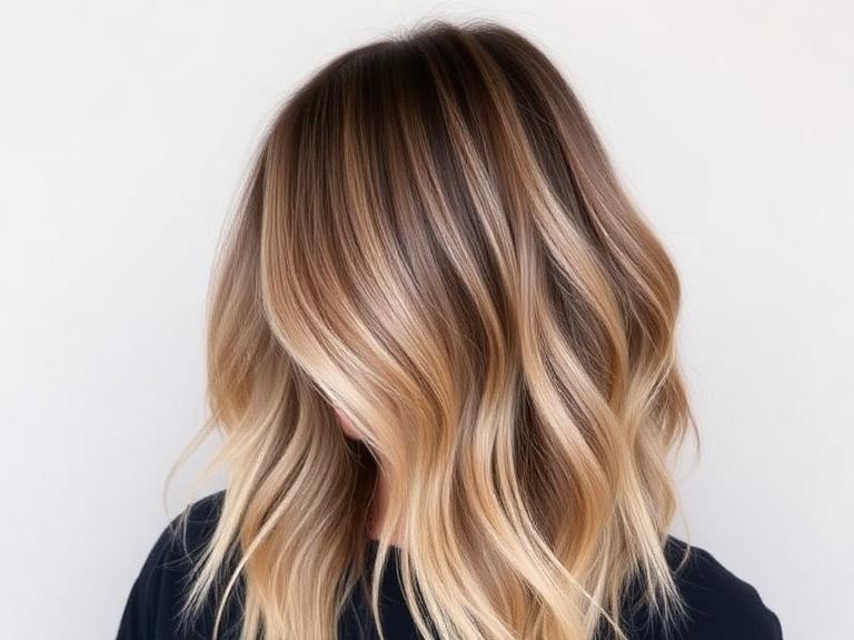 Layered Medium-Length Hair