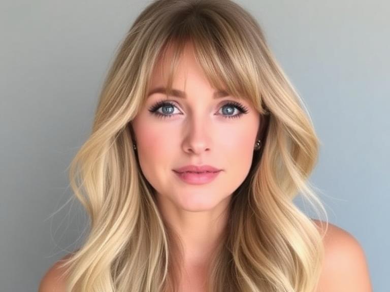 Long Hairstyles Wispy Bangs