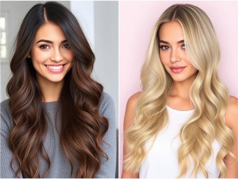 Long Hairstyles for Heart-Shaped Face