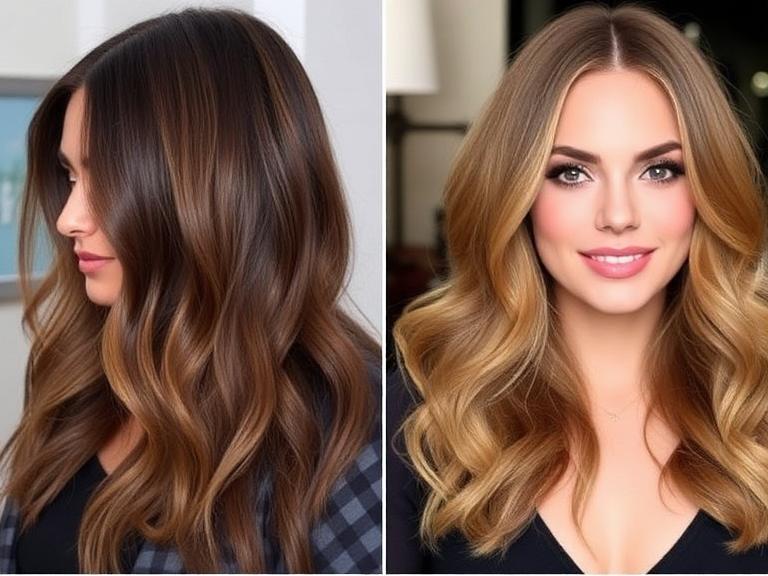 Long Hairstyles for Round Face Shape