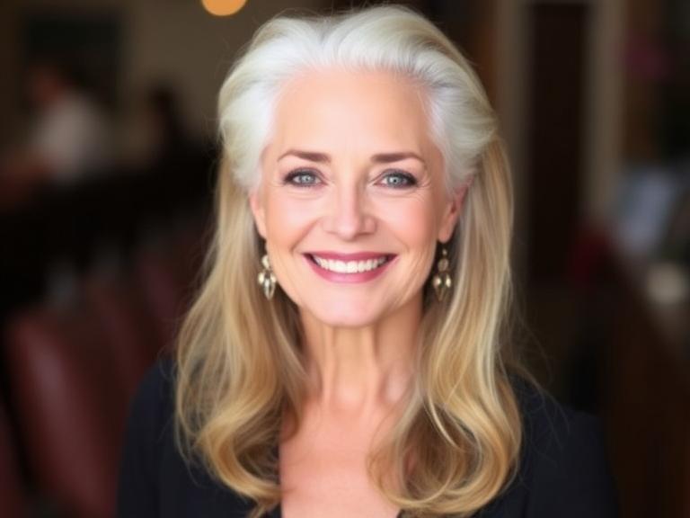 Long Hairstyles for Women Over 60