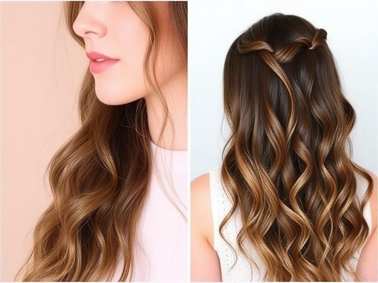 Long Hairstyles with Money Pieces