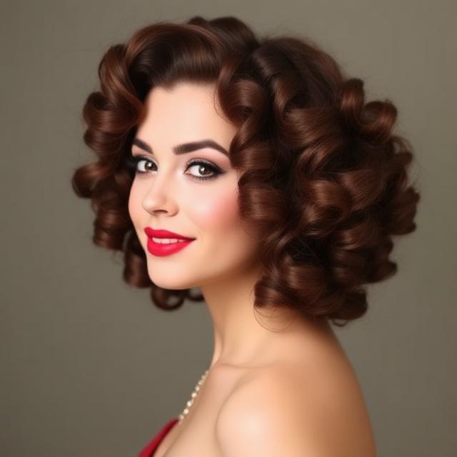 Retro-Inspired Curly Hairstyles