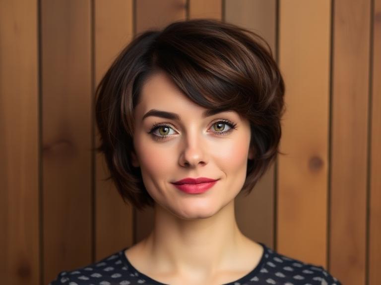 Short Hairstyles for Round Face