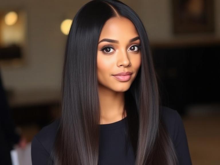 Sleek Straight Long Hair