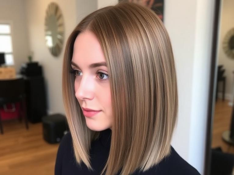 Straight Sleek Lob