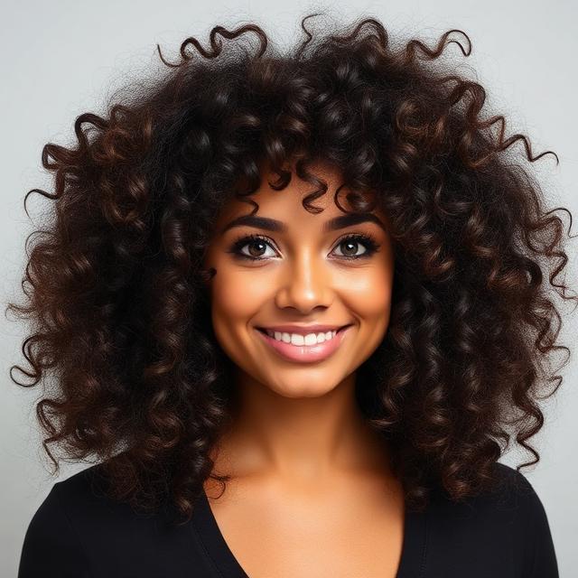 Voluminous Natural Curls