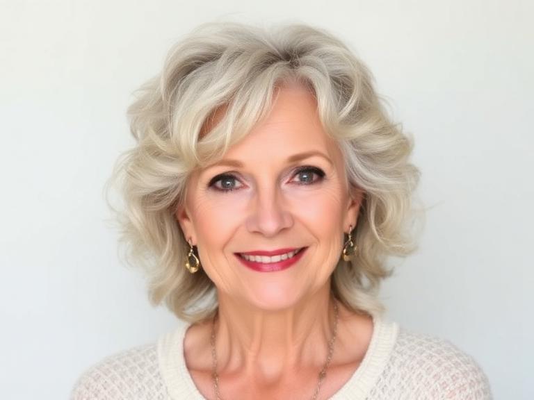 Layered Curly Shag hairstyle