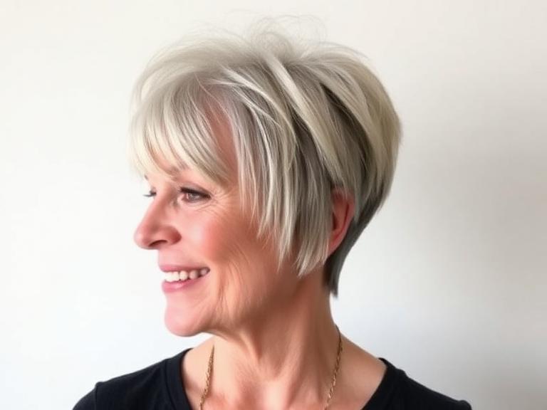 Layered bixie cuts