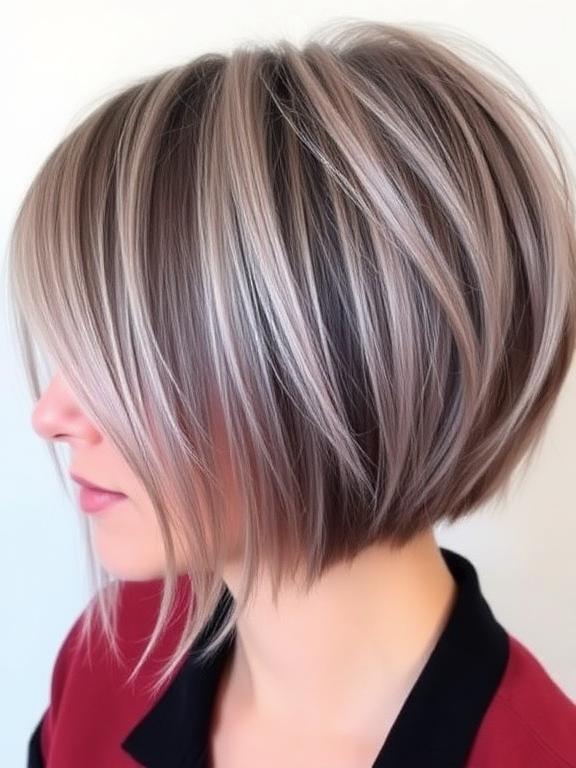 Choppy Crop hairstyle for thin hair