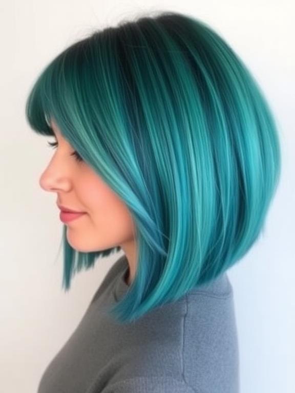 Jaw length bob haircut for women