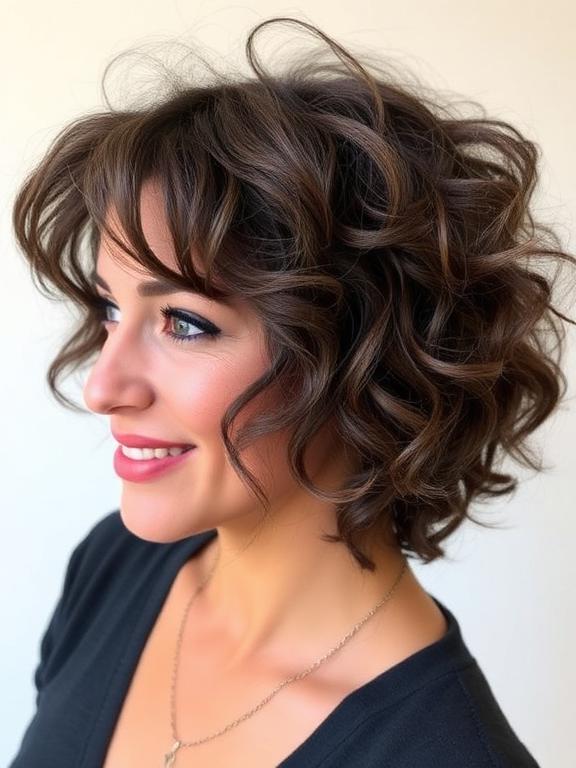 Low-Maintenance Curly Bob