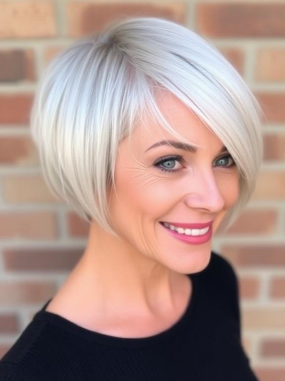 Short Haircut for Thin Hair hairstyle for women over 50