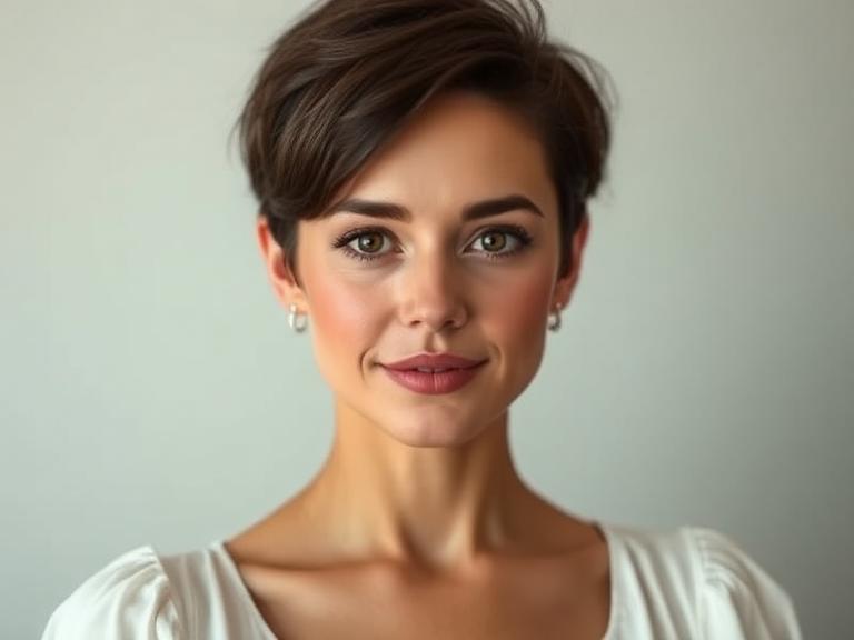 short hairstyle for Oval Face