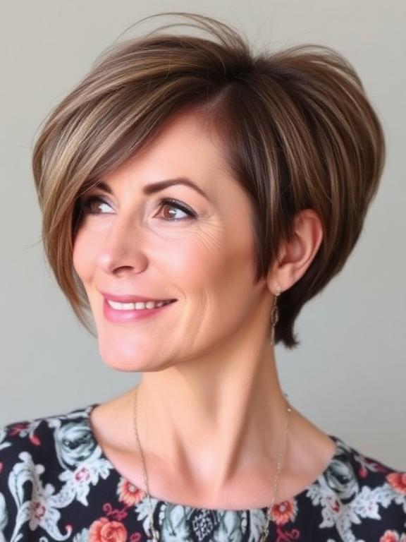 short Hairstyle for Fine Hair hairstyle for women over 50