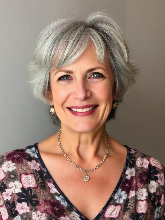 Short Shag for women over 50