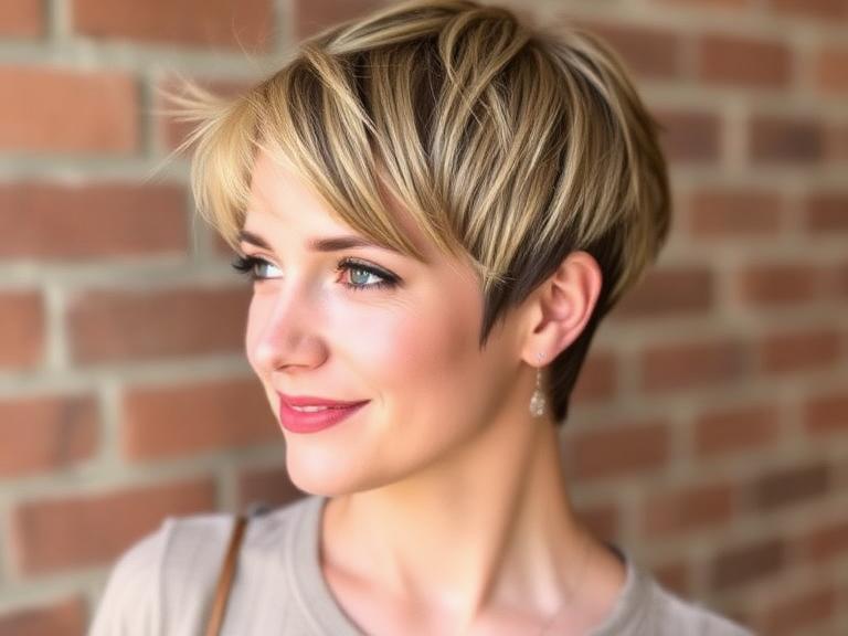Textured Pixie Cut