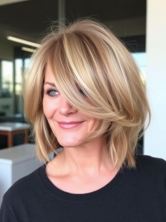 The Modern Soft Shag hairstyle for women over 50