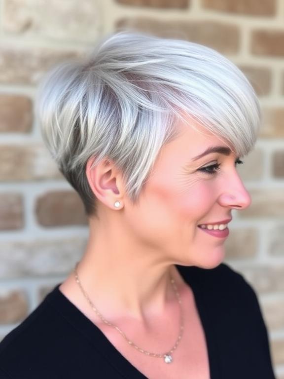Undercut Pixie with Length on Top